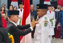 33 Paskibraka Sintang 2026 Dikukuhkan, Siap Kibarkan Merah Putih