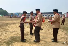 Anggota DPRD Sintang Apresiasi Peringatan Hari Pramuka ke-65 di Binjai Hulu