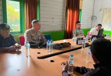 Polsek Sayan dan Kota Baru Lakukan Pengamanan Audiensi Program Plasma