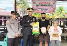 Polres Kapuas Hulu Gelar Gerakan Pangan Murah, Sediakan 2 Ton Beras SPHP