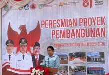 Pemkab Sintang Resmikan 22 Proyek Pembangunan di Sejumlah Sektor