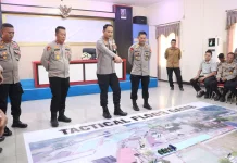 Polres Sekadau Simulasikan Pengamanan Markas Komando Hadapi Kontinjensi