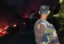 Kodim Sintang Cegah Karhutla Meluas di Desa Balai Agung