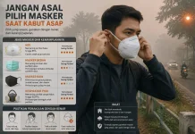 Jangan Asal Pilih Masker saat Kabut Asap