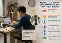 Terlalu Lama Duduk Diam-Diam Mengubah Cara Tubuh Bekerja