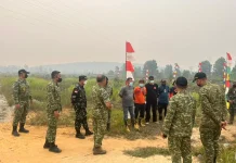 Danrem 121/Abw Tinjau Karhutla di Singkawang