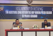 Tim RBP Polda Kalbar Evaluasi Zona Integritas Polres Sekadau
