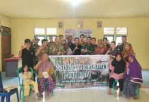 Satgas TNI Rangkul Tokoh Masyarakat Kelam Permai Jaga Alam dari Karhutla