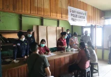 Warga Tapang Perodah Ikuti Cek Kesehatan Gratis