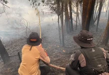 Karhutla Masih Mengancam, Polsek Sintang Kota Perkuat Pemantauan Titik Api