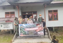 Polsek Silat Hulu dan Mabes TNI Edukasi Dampak Karhutla pada Masyarakat