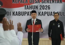 Ratusan Kades Dilantik, Bupati Kapuas Hulu Ingatkan Amanah dan Tanggung Jawab