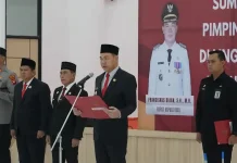 Bupati Kapuas Hulu Lantik Pejabat Pimpinan Tinggi Pratama