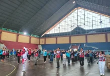 Senam Bersama Meriahkan HAORNAS di Sintang