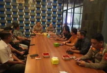 Kapolres Kapuas Hulu Coffee Morning Dengan Media Bersama Jaga Kamtibmas