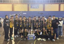 Tim Handball MTs Negeri 1 Sintang Borong Piala di ajang Student Competition IV