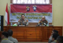 Polres Kapuas Hulu Perkuat Peran Bhabinkamtibmas lewat Binteknis Personel