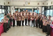 Puluhan Pembina Ikuti KMD Pramuka Binjai Hulu
