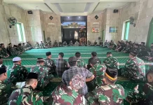 Gelar Doa Bersama HUT ke-81 TNI, Korem 121/Abw Pererat Semangat Kebersaman