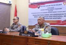 Bidkum Polda Kalbar Sosialisasikan Penyuluhan Hukum di Polres Kapuas Hulu