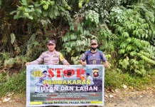 Polres Melawi Ajak Masyarakat Cegah Karhutla