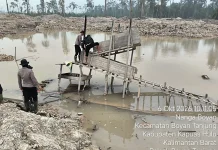 Verifikasi Pemberitaan PETI, Polsek Boyan Tanjung Cek Langsung Lokasi Desa Landau