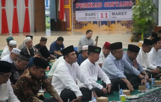 Danrem 121/Abw Jalin Silaturahmi di Pendopo Bupati Sintang