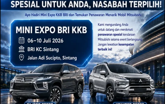 BRI KKB Expo 2026, Wujudkan Kendaraan Impian dengan Beragam Promo