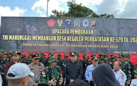 TMMD Perbatasan ke-129 Kodim 1206 Putussibau