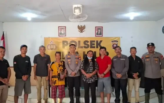 Polsek Ella Hilir Fasilitasi Mediasi Permasalahan Warga Desa Sungai Labuk