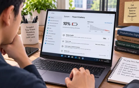 Baru Dipakai Sebentar Sudah Lowbat, Apa yang Terjadi pada Baterai Laptop?