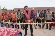 Bupati Kapuas Hulu Buka Gawai Paroki St. Montfort Badau