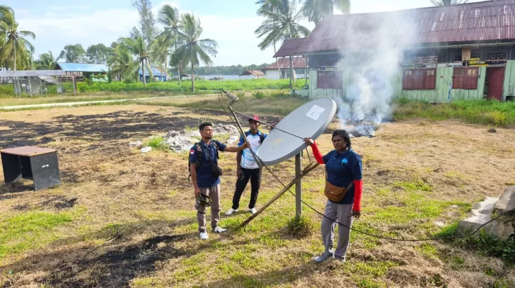 Kominfo Sorong Selatan Tambah Tujuh Titik Internet Starlink