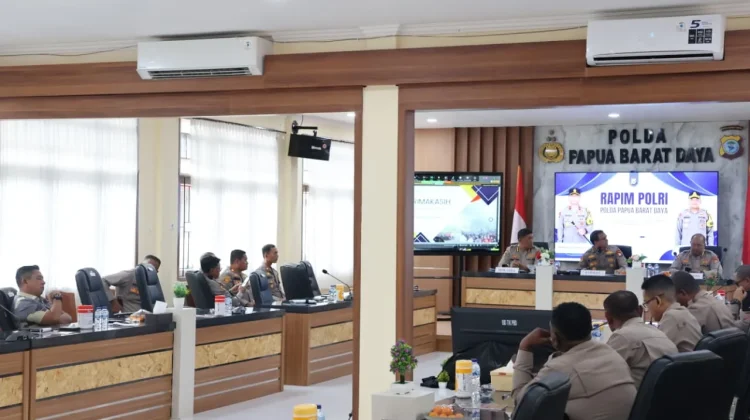 Polda PBD Gelar Rapim Guna Mendukung Ketahanan Pangan