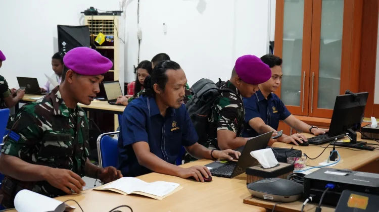 Prajurit Pasmar 3 Tertib Laporkan SPT Tahunan di KPP Pratama Sorong