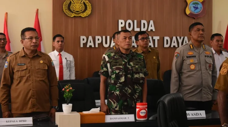 Perkuat Sinergi Pengamanan 2026, Dandenprov Pasmar 3 Ikuti Rakor Lintas Sektoral