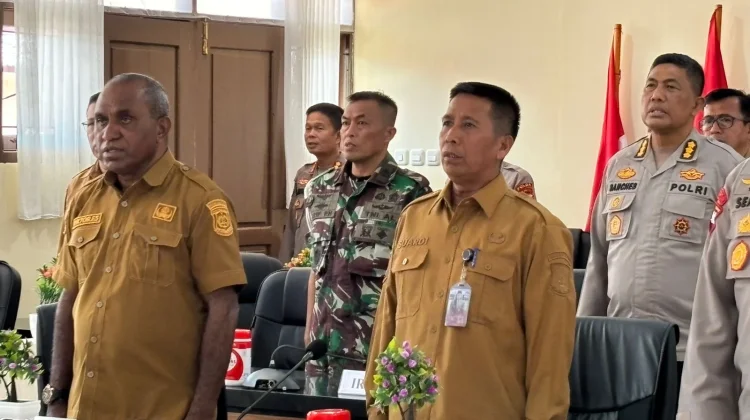 Perkuat Sinergi Pengamanan 2026, Dandenprov Pasmar 3 Ikuti Rakor Lintas Sektoral