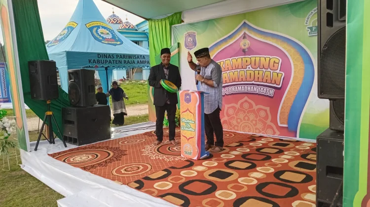 Wakil Bupati Raja Ampat Buka Kegitan Kampung Ramadan dan Lomba Islami