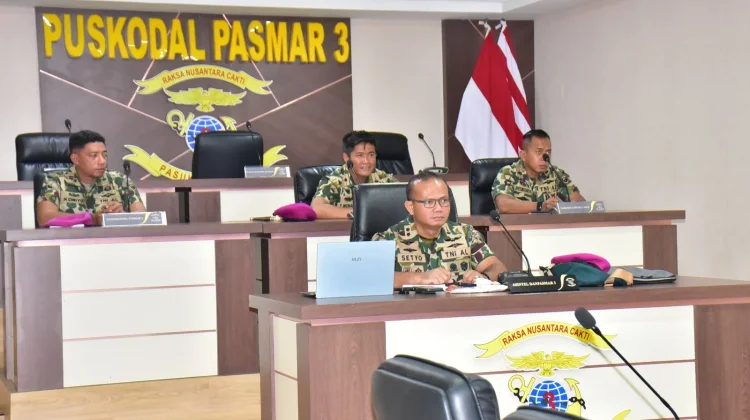Asintel Danpasmar 3 Ikuti Rakernis Intelijen Korps Marinir Secara Virtual