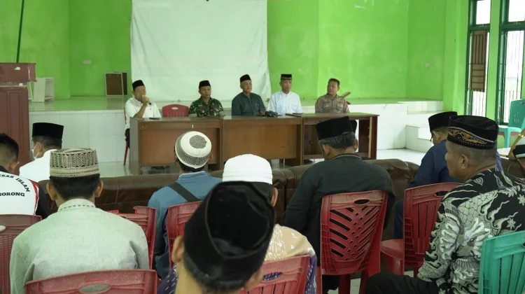 Dandenma Pasmar 3 Ikuti Rapat Koordinasi Takbir Keliling dan Sholat IED