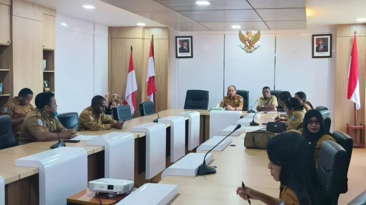 Pemkot Sorong Bahas Laporan Program Strategis Daerah Melalui Aplikasi E-Monev
