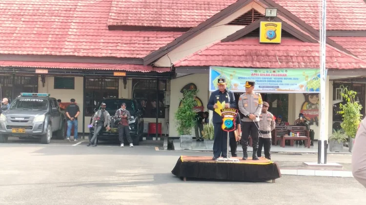 Wakil Walikota Sorong Pimpin Apel Gelar Pasukan Operasi Ketupat 202