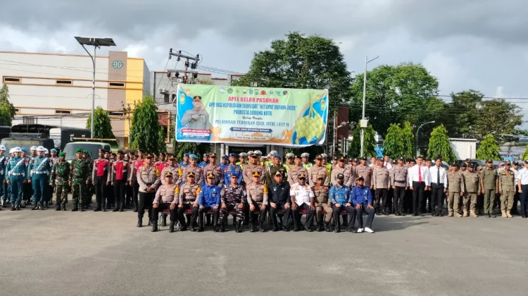 Wakil Walikota Sorong Pimpin Apel Gelar Pasukan Operasi Ketupat 202