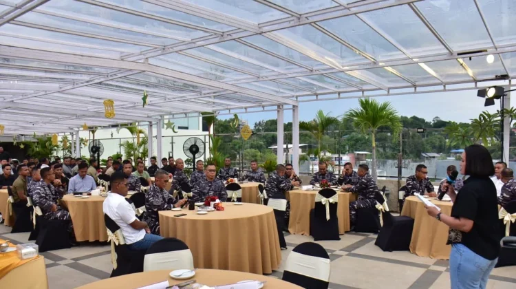 Danpasmar 3 Hadiri Bukber dan Tasyakuran HUT ke-65 Denipam Marinir