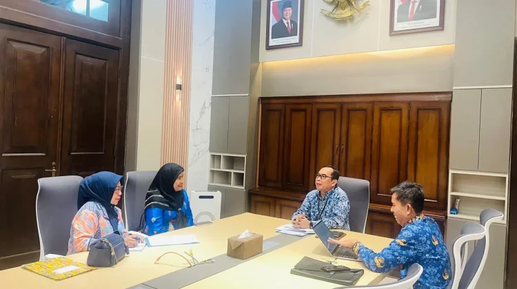 Dispusarda PBD Konsultasi Penguatan Layanan Perpustakaan ke Perpusnas dan ANRI