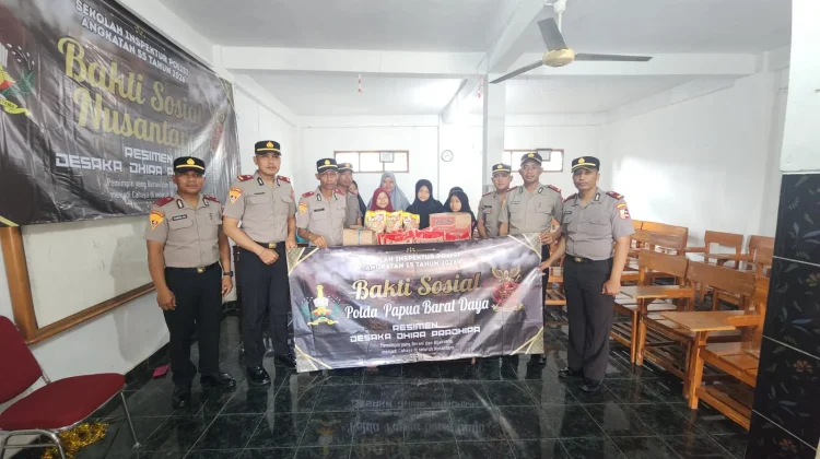 Siswa SIP Angkatan 55 Asal Polda PBD Gelar Bakti Sosial di Sukabumi