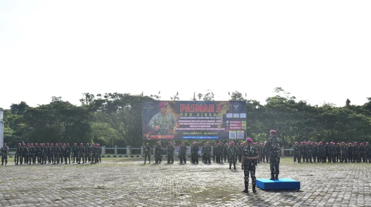 Pasmar 3 Gelar Upacara 17-an, Prajurit Ditekankan Jaga Citra dan Soliditas