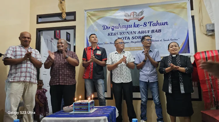 HUT ke-8 Kerukunan Arui Bab Kota Sorong, Perkuat Kebersamaan dan Kepedulian Sosial