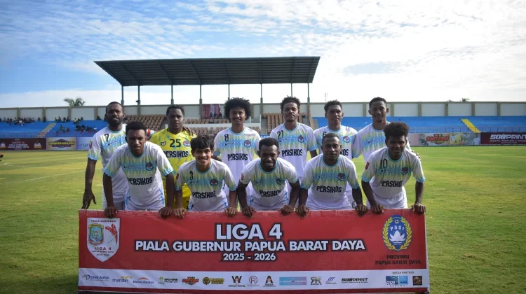 Persikos Sorong Bantai Nogari 7-0 di Liga 4 Piala Gubernur PBD