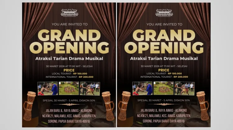 Event Budaya Papua Meriah Siap Digelar di Sorong